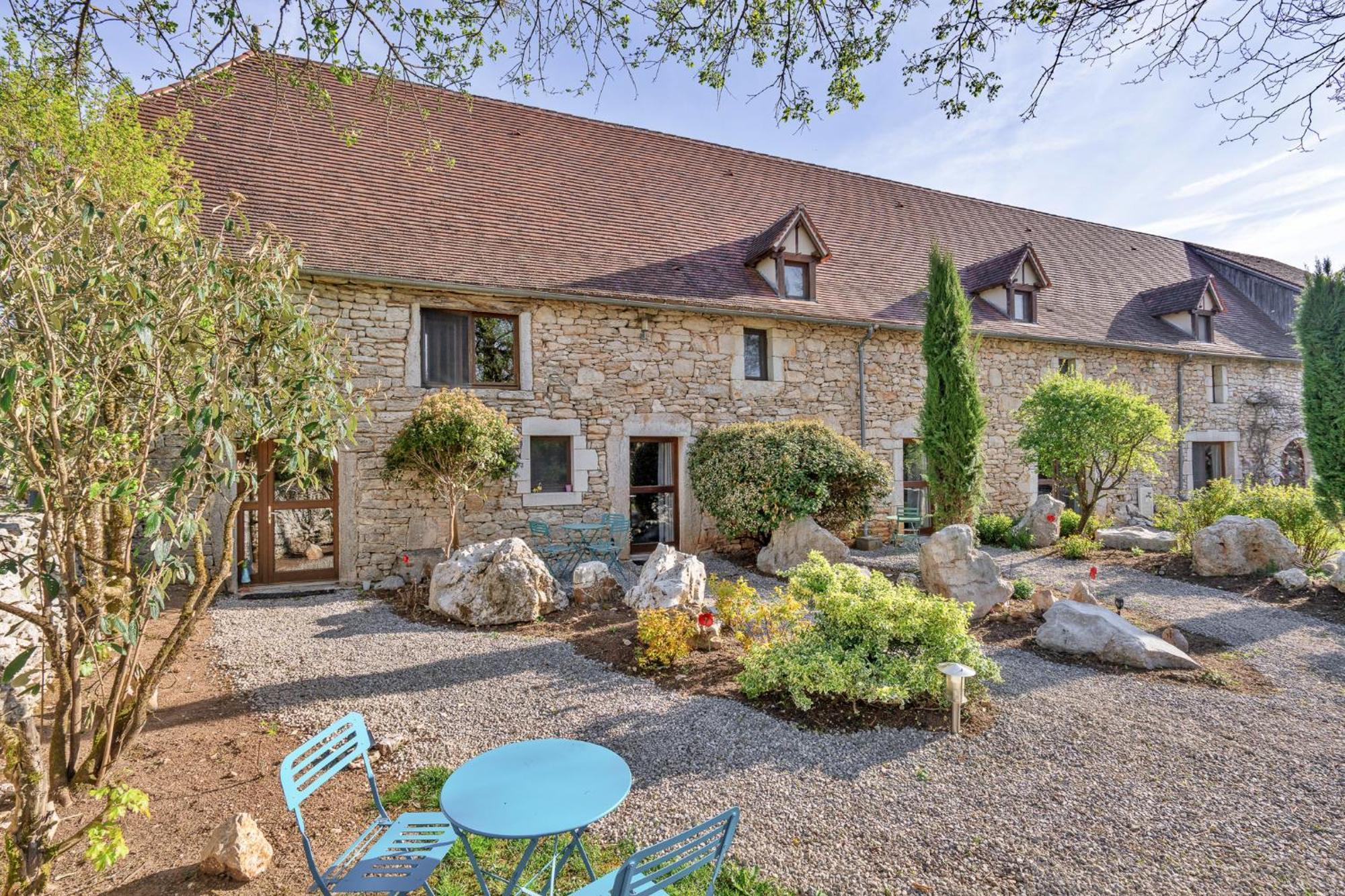 Chambres Et Jardin De Pierres Espédaillac Esterno foto