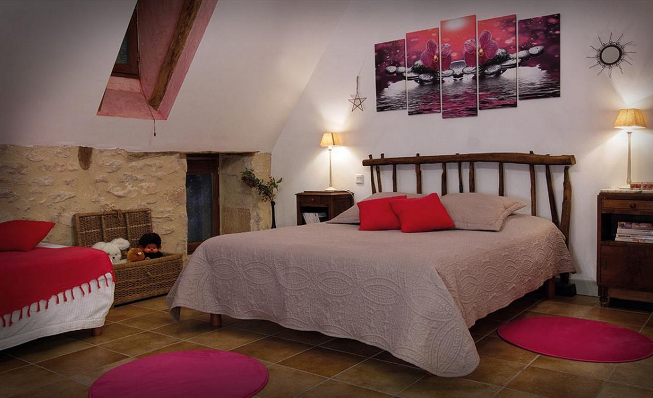 Chambres Et Jardin De Pierres Espédaillac Esterno foto